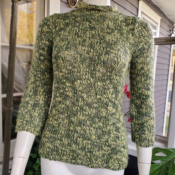 JhCollectables Petite Acrylic Wool Blend Mock Neck Pullover Cozy Sweater / PS - Picture 1 of 6